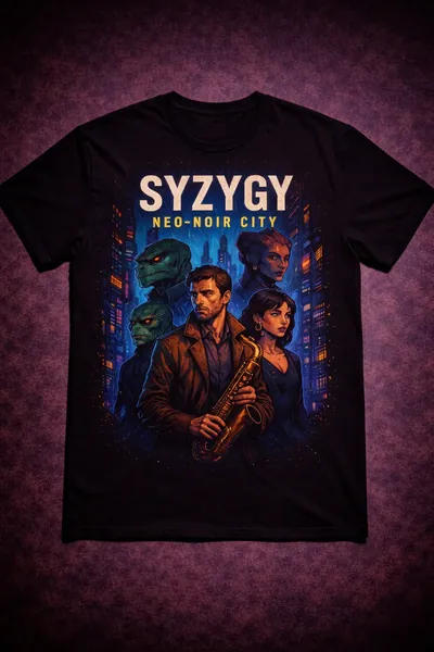 Neo-Noir City T-Shirt / Apparel
